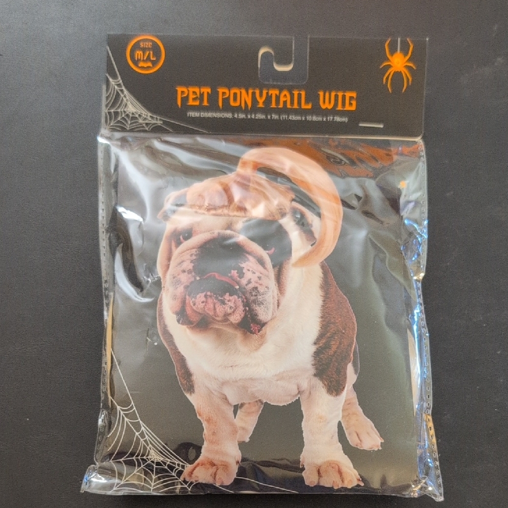 Halloween Pet Ponytail Wig
